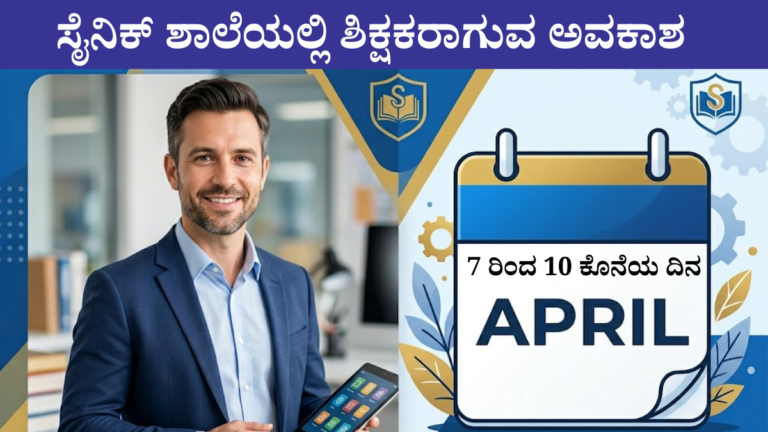 Sainik School TGT Recruitment 2026 April Deadline Application